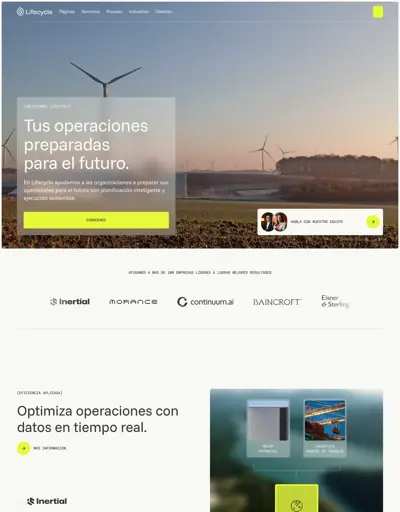Plantilla de página web para medio ambiente